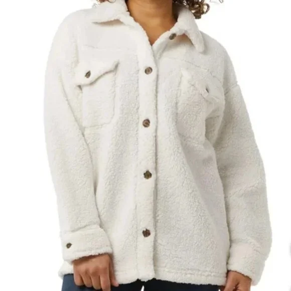 32 DEGREES HEAT LADIES SHERPA SHIRTS - Picture 3 of 4